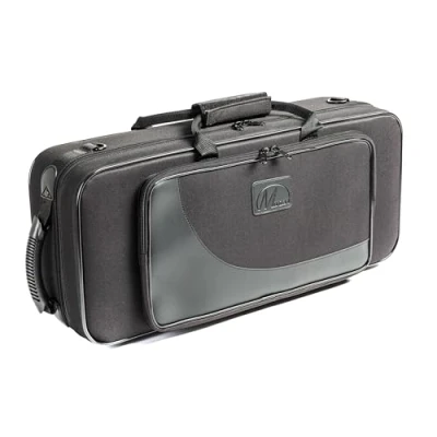 Abbildung von Monzani Alto Sax Case Pro, Robuster Leichtkoffer, Wasserabweisend, Rucksackgurten, Extra Stauraum für Noten und Zubehör, Altsaxophone, BLA0005689 000