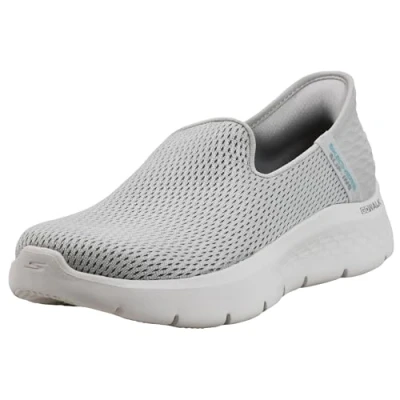 Abbildung von Skechers Hands Free Slip ins Go Walk Damenschuhe mit Flex Technologie, Hellgrau, 39 EU