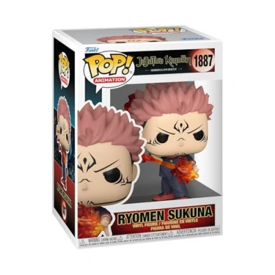 Abbildung von Funko Pop! Animation: JJK Ryomen Sukuna (Fire Arrow) Jujutsu Kaisen Vinyl Sammelfigur Geschenkidee Offizielle Handelswaren Spielzeug Für Kinder und Erwachsene Anime Fans