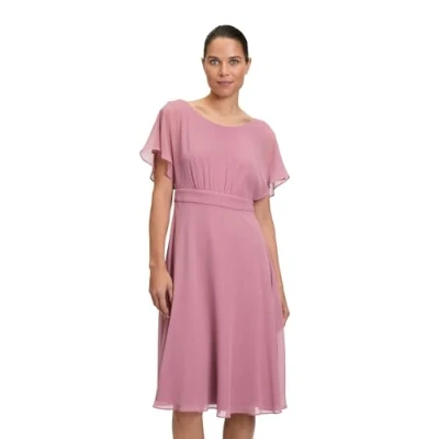 Abbildung von Vera Mont Kurzarm Freizeitkleid, Damen, Größe: 48, Desert rose