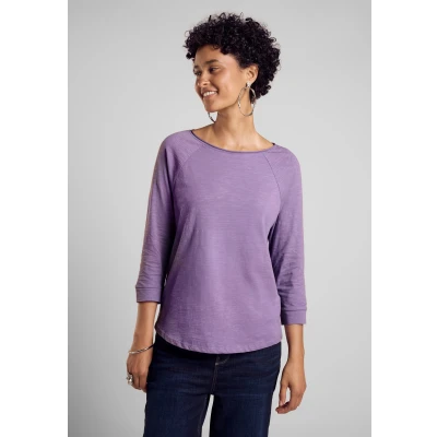Abbildung von Street One Langarmshirt, Damen, Größe: 36, Lila