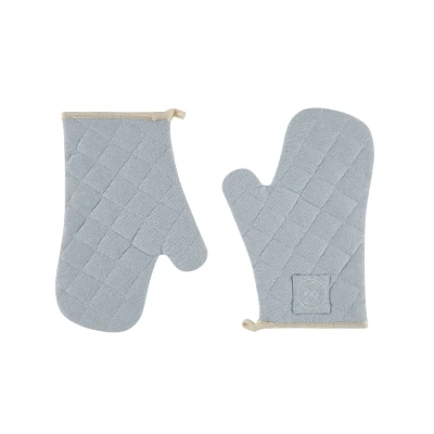 Abbildung von Witloft Ofenhandschuhe aus recycelter Baumwolle (2 Stk.) Himmelblau