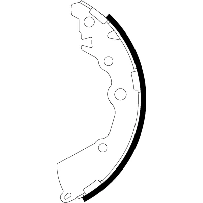 Abbildung von TEXTAR 91083000 Bremsbacken 180 27 ohne Handbremshebel KIA: Picanto II