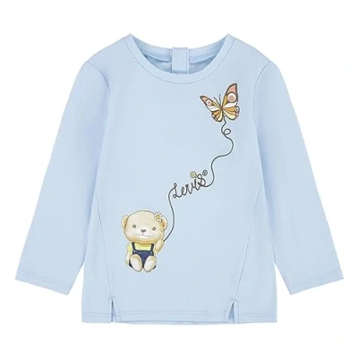 Abbildung von Levi&#039;s BEAR Notched Front TEE Langarmshirt für Kinder, Größe: 62, Omphalodes