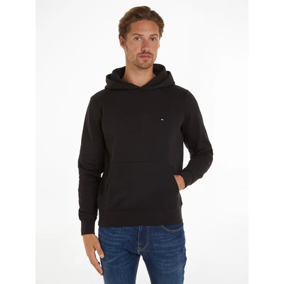 Abbildung von Tommy Hilfiger FLAG LOGO Hoody Sweatshirt, Herren, Größe: Small, Black