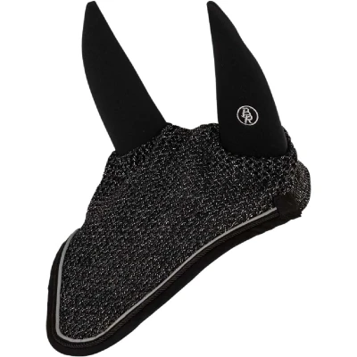 Abbildung von BR Fliegenhaube Reflecting Schwarz/Silber Warmblut