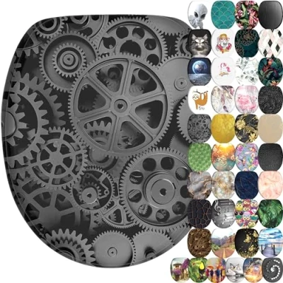 Abbildung von Sanilo WC Sitz Gears, mit Absenkautomatik, BxL: 37,7 x 42,0 47,0 cm