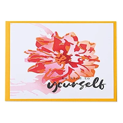 Abbildung von Sizzix Layered Stencils Painted Flower 4Stück