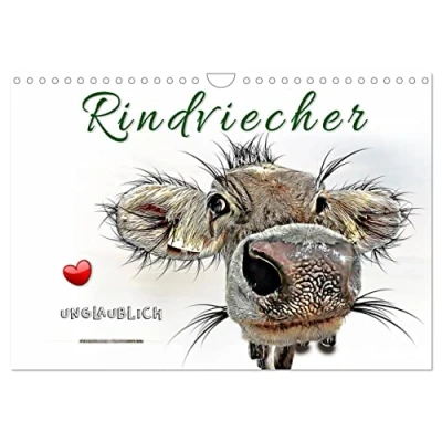 Abbildung von Rindviecher unglaublich (Wandkalender 2025 DIN A4 quer), CALVENDO Monatskalender