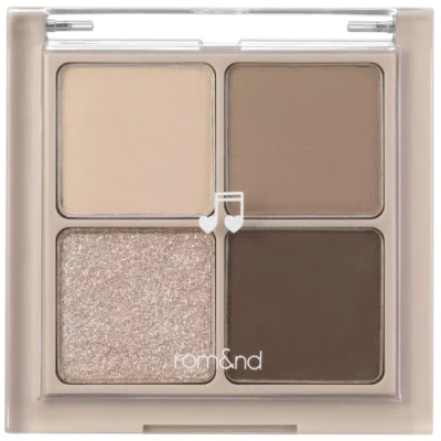Abbildung von rom&amp;nd romand Besser als Augen6 Farben Basics Lidschatten Palette, samtige Textur, langanhaltendes Make up, Galaxy Pearl Glitter, MLBB, MEBB 6g/0,21oz Nr. M02 TROCKENE BUCHWEIZENBLUME