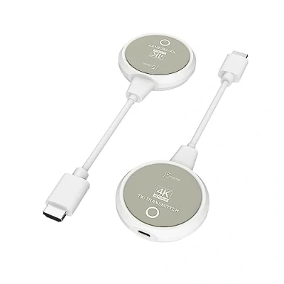 Abbildung von j5create ScreenCast 4K Wireless HDMI Transmitter und Receiver, Extender, unterstützt 4K30Hz / 1080p60Hz, 2.4/5GHz, für Laptop/PC/Player zu HDTV/Projektor (JVAW75)