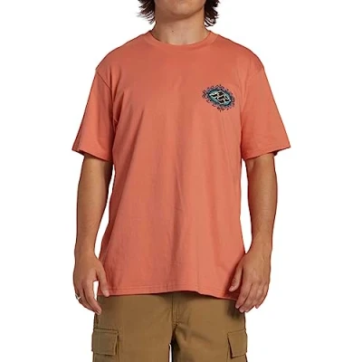 Abbildung von Billabong Tshirt print, Herren, Größe: XS, Coral
