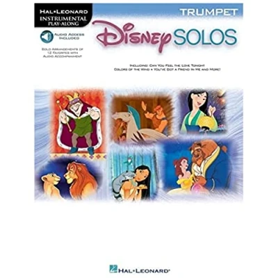 Abbildung von Disney Solos Trumpet Book/Cd: Noten, CD für Trompete: Instrumental Play Along