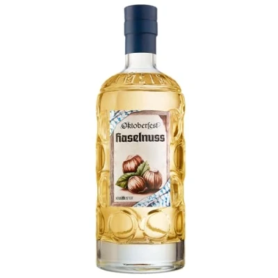 Abbildung von KRUGMEISTER Haselnuss 41% VOL. Schnaps Spirituose mit intensivem Geschmack Süßer gerösteter Haselnüsse Masskrugflasche 500ml
