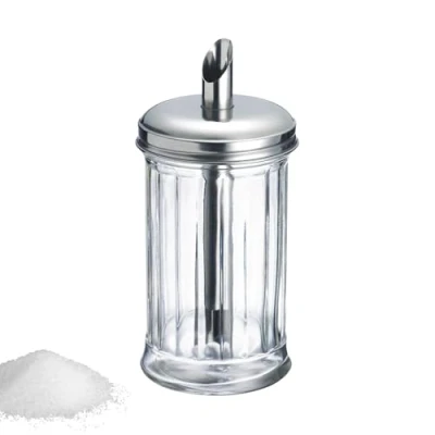 Abbildung von Westmark Zuckerdosierer, Fassungsvermögen: 300 ml, Glas/Rostfreier Edelstahl, New York, Silber/Transparent, 65242260