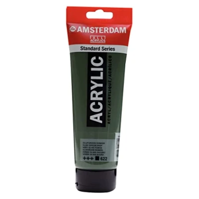 Abbildung von Amsterdam Standard Series Acrylfarbe Tube 250 ml Olivgrün Dunkel 622 (17126220)