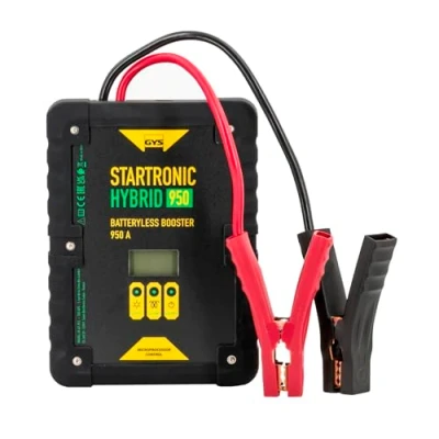Abbildung von GYS Startronic Hybrid 950 Booster mit Superkondensatoren 12 V Lieferung Kabeln und Stecker für Zigarettenanzünder