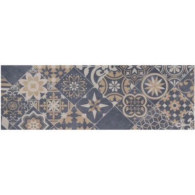 Abbildung von Primaflor Ideen in Textil Vinyl Läufer &quot;Küchenläufer VERSAILLE&quot;, rechteckig, aus Vinyl, abwischbar, Motiv Fliesenoptik Ornamente, Küche