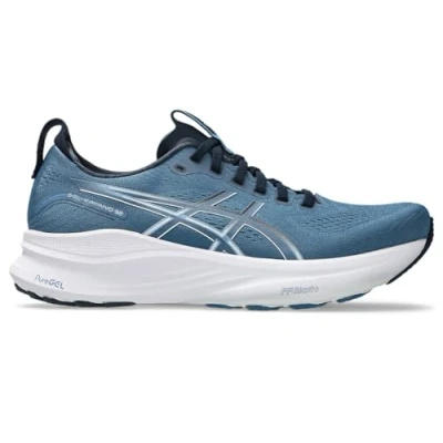 Abbildung von ASICS GEL KAYANO 32 Herren Laufschuhe, Größe 45, Blau Stabilität bei Überpronation &amp; Komfort für lange Läufe