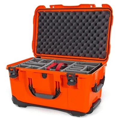 Abbildung von Nanuk 938 Wasserdichter Hartschalenkoffer Mit Gepolsterten Trennwänden Orange