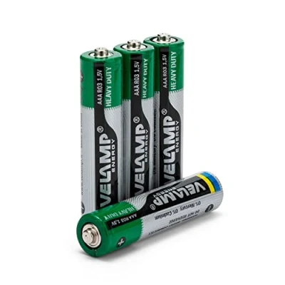 Abbildung von Velamp R03/4BP Set 4 Batterien R03 Ministilo Heavy Duty BL, 1.5 V, Grün