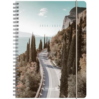 Abbildung von BRUNNEN Schülerkalender (2024/2025) „Roadtrip“, 2 Seiten = 1 Woche, A5, 208 Seiten, mehrfarbig