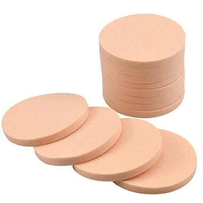 Abbildung von Fodlon Gesichtsfarbe Schwamm Set, 12 Stück Make up Schwämmchen Gesicht Farbe Satz Puff Sanft Schaum Schwämme Runde