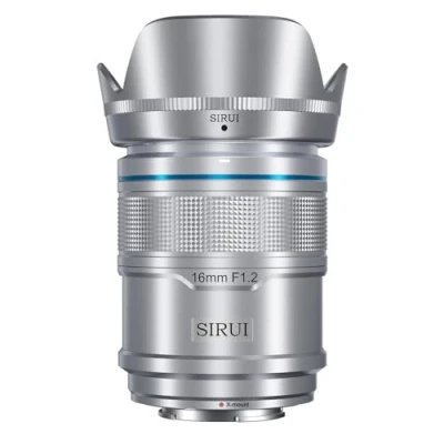 Abbildung von SIRUI Sniper 16mm Autofokus Objektiv, F1.2 Weitwinkel APS C Kameraobjektiv für X T4, T5, H1, H2/H2S, T3, T30, S10, Mount, Silber