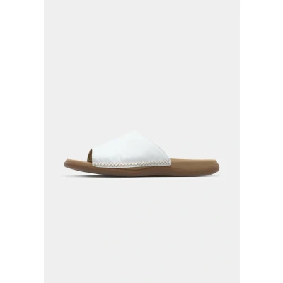 Abbildung von Gabor Pantolette flach, Damen, Größe: 42, Weiß Schuhe