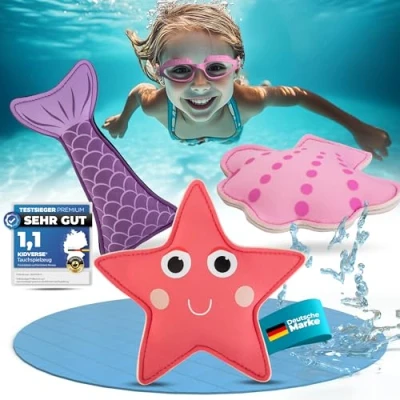 Abbildung von KIDVERSE Tauchtiere für Kinder Geprüftes Wasserspielzeug Neopren Tauchspielzeug Buntes Schwimmbad Spielzeug zum Tauchen Lernen Pool (Ocean Magic Pink)