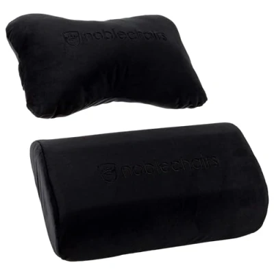 Abbildung von noblechairs Kissen Set für Epic/ICON/Hero Gaming Stuhl und nackenkissen bürostuhl Schwarz