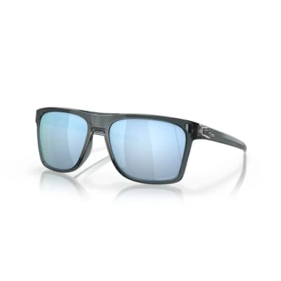 Abbildung von Oakley Leffingwell Sonnenbrille, Herren, Größe: One Size, Crystal black/deep water polar