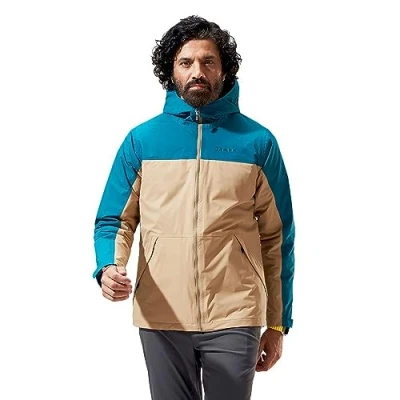 Abbildung von Berghaus Deluge Pro 2.0 Insulated Waterproof Jacke für Herren, Kelp/Deep Ocean, 2XL