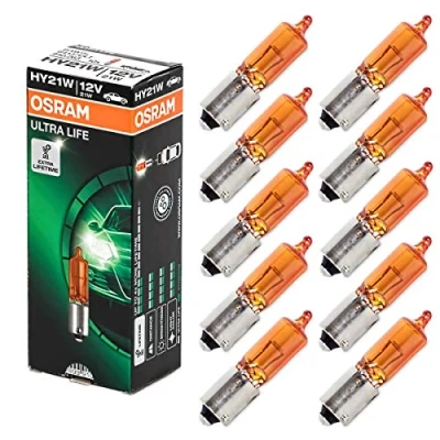 Abbildung von OSRAM ULTRA LIFE 64137ULT Glühlampe, Blinkleuchte 12 21 HY21W VOLVO: XC90 I, V40 Schrägheck, V60 CITROËN: C4 I Grand Picasso, Picasso 1