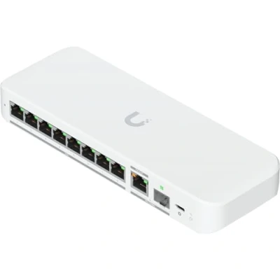 Abbildung von Ubiquiti Switch UniFi 8xRJ45 2.5GBit Compact (incl. NT) Powered by 802.3af/at PoE or USB Type C, Fanless