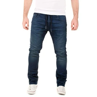 Abbildung von WOTEGA Slim fit Jeans Herren Jogginghose in Look Noah Stretch Hose Jogging Sweathosen Denim