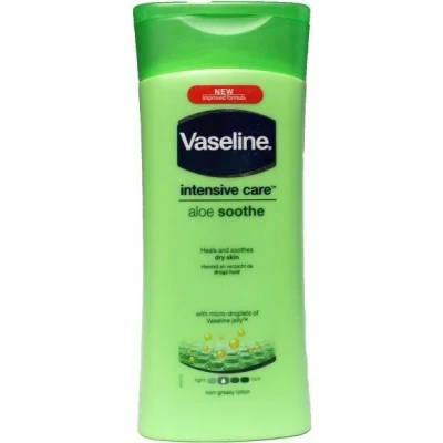 Abbildung von Vaseline Bodylotion Intensivpflege Aloe Soothe mildert trockene, rissige Haut 200ml