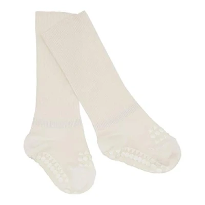Abbildung von BABYGO Unisex Baby antislip sokken wit, 1 2 GoBabyGo Bamboo Rutschfeste Socken Weiß 2J, beige, Jahr EU