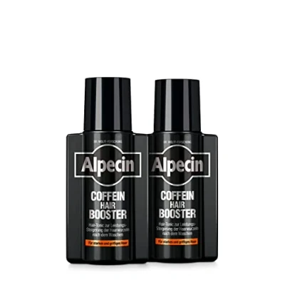 Abbildung von Alpecin Haarpflege Set Haar Tonic Coffein Hair Booster Haarwasser, 2 x 200ml, tlg., zur Leistungssteigerung der Haarwurzeln nach dem Waschen