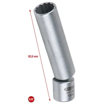 Abbildung von KS TOOLS 911.3999 Drehmomentschlüssel, Zündkerze 10 (3/8&quot;) 92 Zwölfkant 14,0