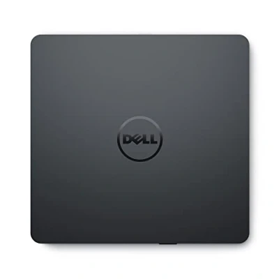 Abbildung von Dell Slim DW316 Laufwerk DVD+ RW (+ R DL) DVD RAM 8x8x5x USB2.0 extern für Inspiron 14 54XX, 15 55XX, 17 5758, OptiPlex 3020, 9020, Vostro 3558, XPS 13 (784 BBBI), schwarz