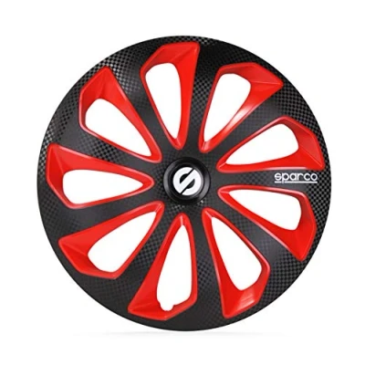 Abbildung von SPARCO Sicilia SPC1375BKRDC Radblenden 13Zoll schwarz/rot, carbon