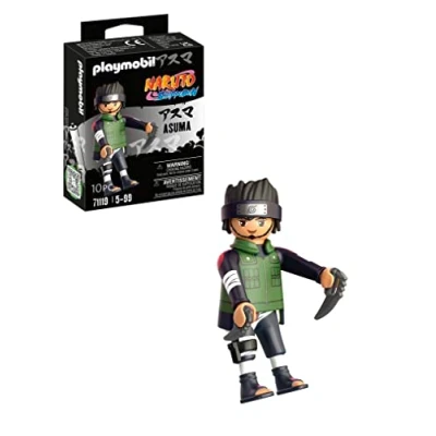 Abbildung von PLAYMOBIL Naruto 71119 Asuma im Kampfanzug, kreativer Spielspaß für Animefans mit tollen Details und authentischen Extras, ab 5 Jahren