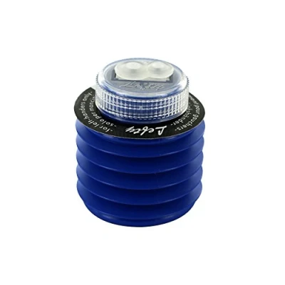 Abbildung von KUM AZ105.26.19 B Anspitzer mit Behälter 442M2 Softie Lefty B, für Linkshänder, Schraubdeckel, blau, 1 Stück