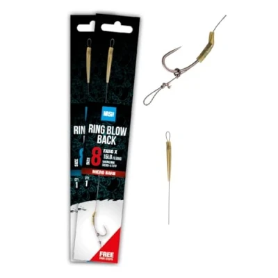 Abbildung von Nash Ring Blow Back Rig Hakengröße 8 Karpfen Vorfächer