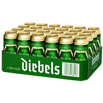 Abbildung von Diebels Alt Dosenbier, EINWEG, Original Altbier Bier aus Issum am Niederrhein (24 x 0.5 L Dose)