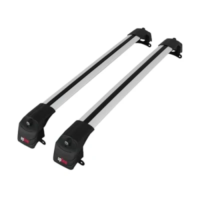 Abbildung von Apline Kompatibel mit Jeep Compass 2017 2024 Relingträger ACE 2 Dachträger Gepackträger GRAU