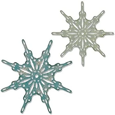 Abbildung von Thinlits Stanzschablonen Set 2PK Fantasievolle Schneeflocken von Tim Holtz