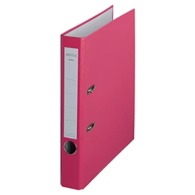 Abbildung von Centra Standard Ordner (grauappe RC, mit PP Folie kaschiert, A4, 5,2 cm Rückenbreite, Chromos) fuchsia, 25 Stück