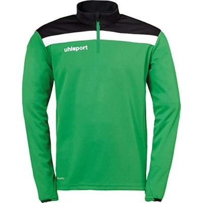 Abbildung von uhlsport Offense Langarmshirt für Kinder, Größe: 128, Grün/schwarz/weiß